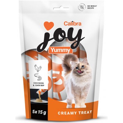 Calibra Joy Cat Yummy Chicken & Shrimp Treat 5x15 g – Zboží Mobilmania