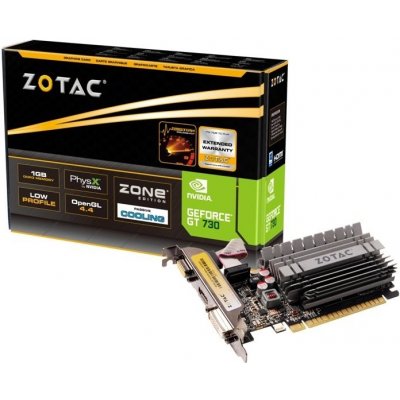 Zotac GeForce GT 730 Zone Edition 2GB DDR3 ZT-71113-20L – Zboží Mobilmania