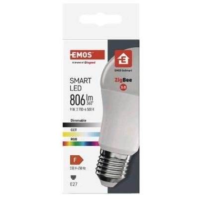 Emos Lighting Chytrá LED žárovka GoSmart A60 E27 9 W 60 W 806 lm RGB stmívatelná Zigbee