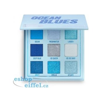 Makeup Obsession Paletka očních stínů Ocean Blues Shadow Palette 11,7 g