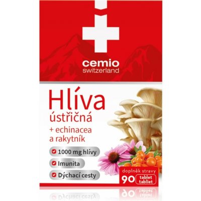 Cemio Hlíva Ústřičná s Echinaceou a Rakytníkem 90 tablet – Hledejceny.cz