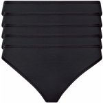ESMARA Dámské kalhotky 5 kusů černá – Zboží Mobilmania