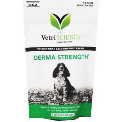 VetriScience Derma Strenght podp.kůže psi 70 ks 140 g