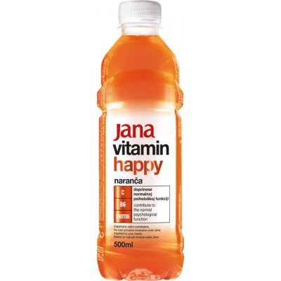 Jamnica Jana vitamin happy pomeranč 500 ml