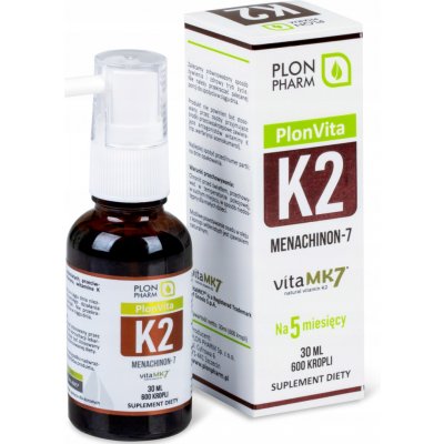 Plon Pharm Vitamín K2 MK7 100μg Kapky 30 ml – Hledejceny.cz
