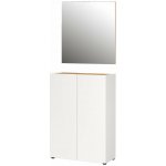 Germania Alviano bílá 74 cm 200 cm 33 cm – Zboží Mobilmania