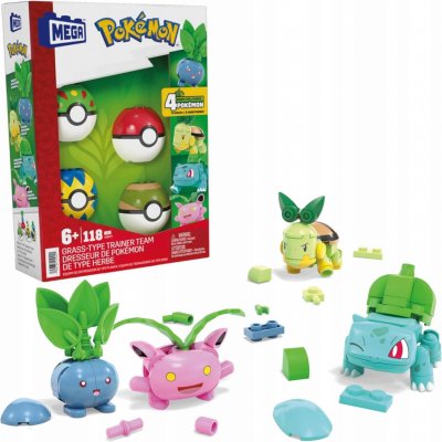 Mega Bloks Pokémoni Typ Travní s Pokébally 118 ks – Sleviste.cz