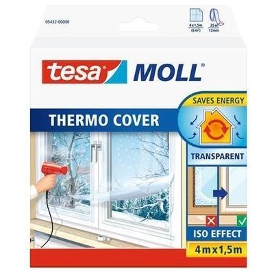 tesamoll® Termoizolační fólie na okna, půhledná Rozměr: 4 m : 1,5 m – Zboží Mobilmania