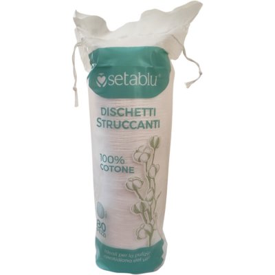 Setablu kosmetické tampony kulaté 100 % bio bavlna 80 ks – Zboží Dáma