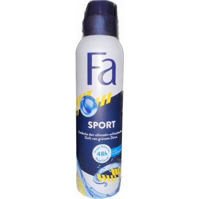 Fa Sport deospray 0% aluminium salts 150 ml