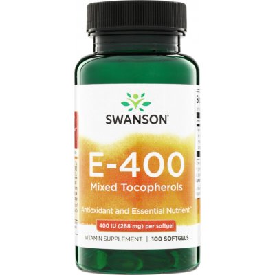Swanson Vitamín E směs tokoferolů 268 mg 100 kapslí – Hledejceny.cz