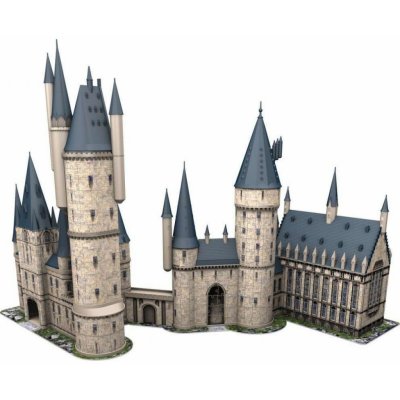 Ravensburger 3D puzzle Harry Potter: Bradavický hrad Velká síň a Astronomická věž 1245 ks – Hledejceny.cz