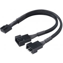 AKASA rozdvojovací kabel AK-CBFA04-15 4PIN konektory pro PWM