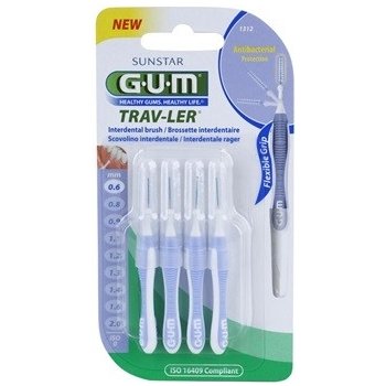 GUM Trav-Ler mezizubní kartáčky 0,6 mm 4 ks