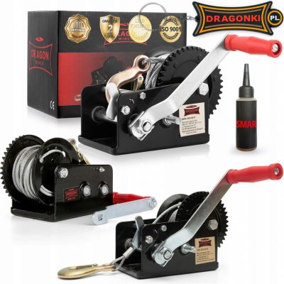 Ruční lanový naviják s klikou 1133 kg | Zboží Auto