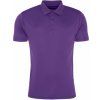 Pánské sportovní tričko Smooth pánská hladká funkční polokošile purpurová