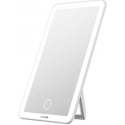 AVIDE Kosmetické zrcadlo s LED osvětlením, 3,5 W, 70 lm, nabíjecí, plynule stmívatelné, 20 × 13 cm – Zboží Mobilmania