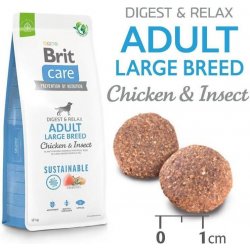 Brit Care Sustainable Adult Large Breed Chicken & Insect 14 kg