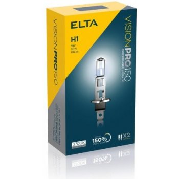 Elta 12V H1 55W P14,5s VisionPro +150%, 2 ks