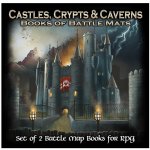 Castles Crypts and Caverns Books of Battle Mats – Zboží Živě