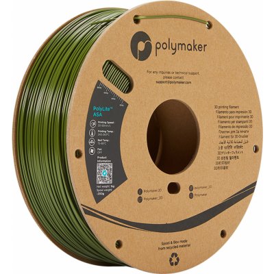 Polymaker PolyLite ASA Army Green 1,75mm 1kg – Zboží Živě