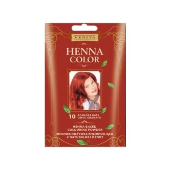Venita Henna Color Powder Henna barvící pudr na vlasy 10 Pomegranate 25 g