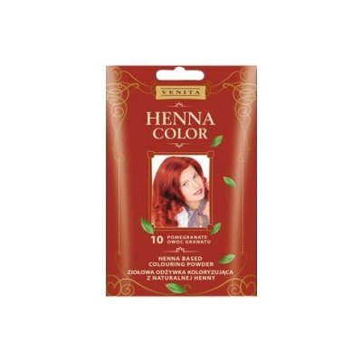 Venita Henna Color Powder Henna barvící pudr na vlasy 10 Pomegranate 25 g