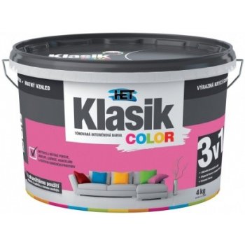 HET Klasik Color, tónovaná malířská barva purpurová (0317), 4kg