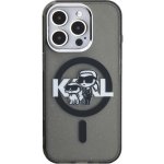Karl Lagerfeld IML Glitter Karl and Choupette Sketch třpytivý kryt s MagSafe pro iPhone 15 Pro - šedý 57983125040 – Zboží Mobilmania