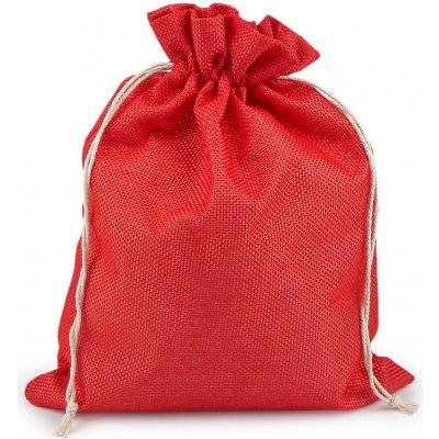 Prima-obchod Dárkový pytlík 22x28 cm imitace juty, barva 10 červená – Hledejceny.cz