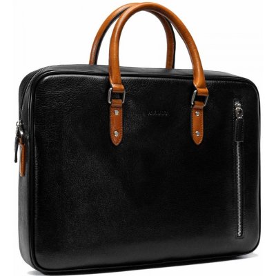 Valmio kožená taška Stone Černá – Zboží Mobilmania