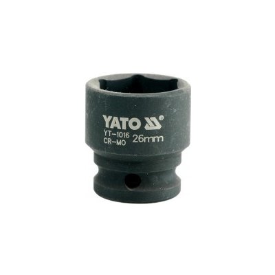 YATO Nástavec 1/2" rázový šestihranný 26 mm CrMo YT-1016 – Zbozi.Blesk.cz