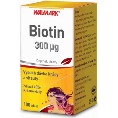 Walmark Biotin 300 mg 100 tablet – Hledejceny.cz