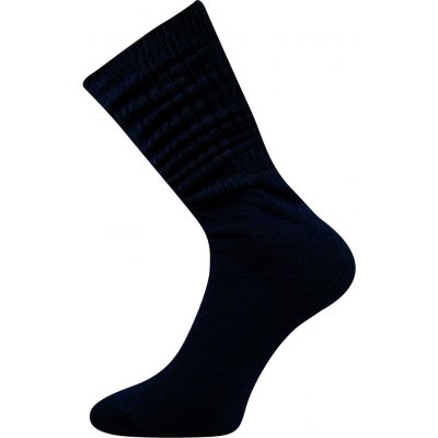 Boma ponožky Aerobic shrnovací froté černá