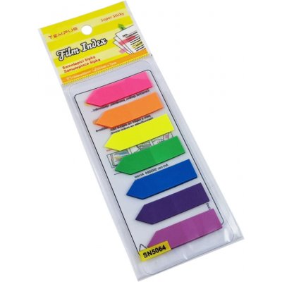bloček samol.fólie neon 45 x 12 7 barev šipka závěs – Hledejceny.cz