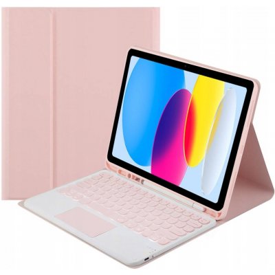 Strado Case s touchpad klávesnicí Apple iPad 10.9 22 TPIP22 růžový univerzální – Zboží Živě