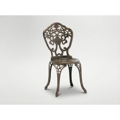 Pro-Tech shop Hliníková zahradní židle DANBURY antický bronz 45x52x87cm 80540 – Hledejceny.cz
