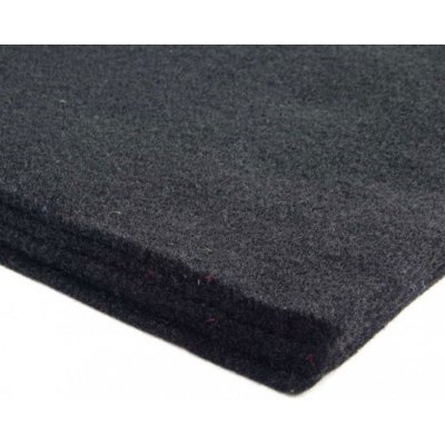 Dekorační filc 3 mm barva černá – Zboží Dáma