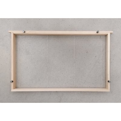 HelpSoul Včelí rámek 39 x 24 cm vypletený s mezerníky a zděřemi – Zboží Dáma