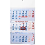 Nástěnný Tříměsíční modrý 2026 – Sleviste.cz