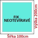 Soft Plastové okno 100x200 cm FIX neotevíravé – HobbyKompas.cz