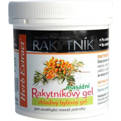 Herb Extract rakytníkový masážní gel 250 ml – Zboží Mobilmania