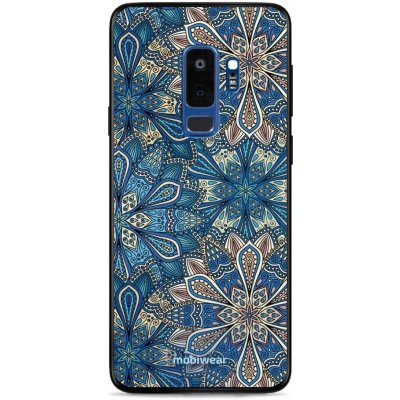 Pouzdro Mobiwear Glossy Samsung Galaxy S9 Plus - G038G - Modré mandala květy – Zboží Mobilmania