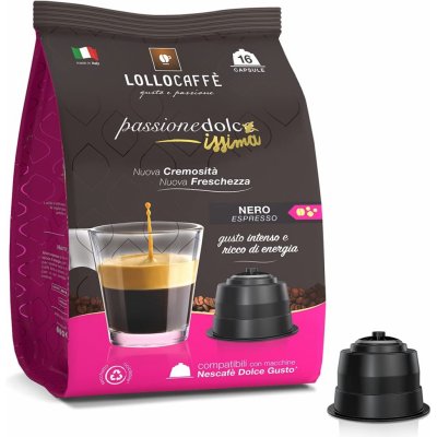 Lollo caffé Nero espresso do Dolce Gusto 16 ks – Zboží Mobilmania