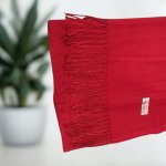 Kašmírová šála bordo – Zboží Dáma