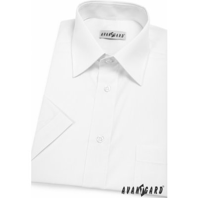 Avantgard pánská košile klasik s krátkým rukávem 351 1 bílá – Zboží Mobilmania