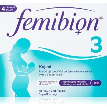 Femibion Femibion 3 Kojení doplněk stravy pro kojící ženy 28 ks