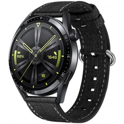 BStrap Denim řemínek na Huawei Watch 3 / 3 Pro, black SSG031C0110 – Zbozi.Blesk.cz