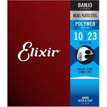 ELIXIR 11650 Banjo Strings PW - 010/023