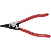 Kleště kulaté Knipex 46 11 G1 kleště na pojistné kroužky Vhodné pro (kleště na pojistné kroužky) vnější kroužky 4-7 mm Tvar hrotu rovný